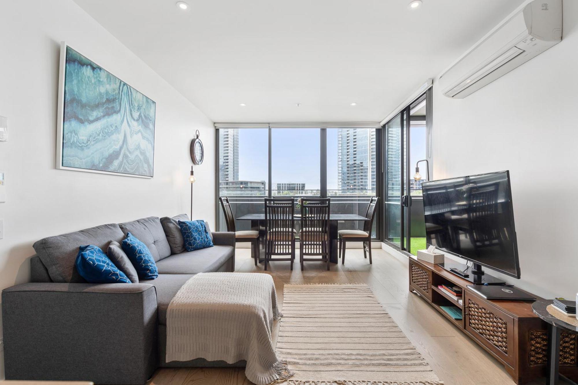 Melbourne Docklands Riverside Views Ngoại thất bức ảnh