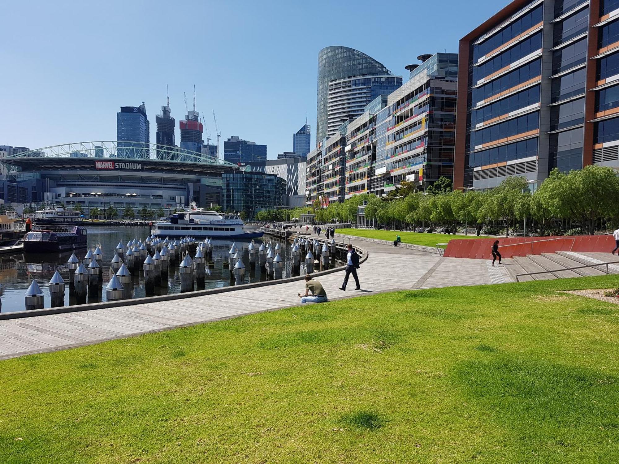 Melbourne Docklands Riverside Views Ngoại thất bức ảnh